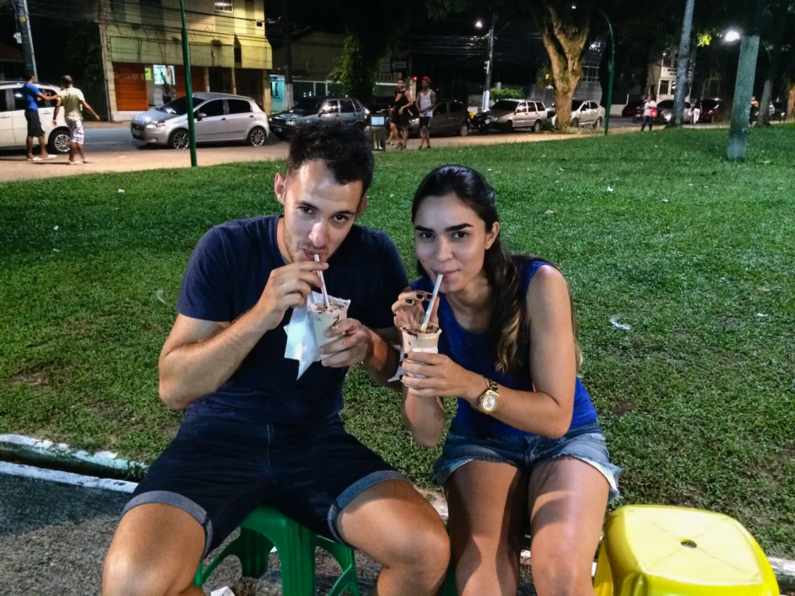 Guarana in the park with Letícia