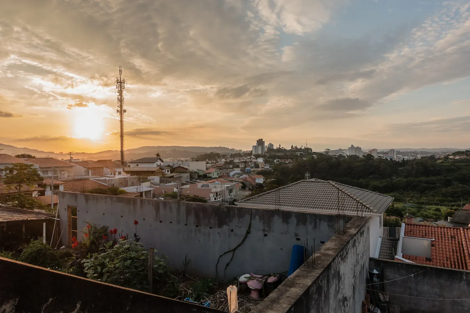 View of Bragança from the balcony