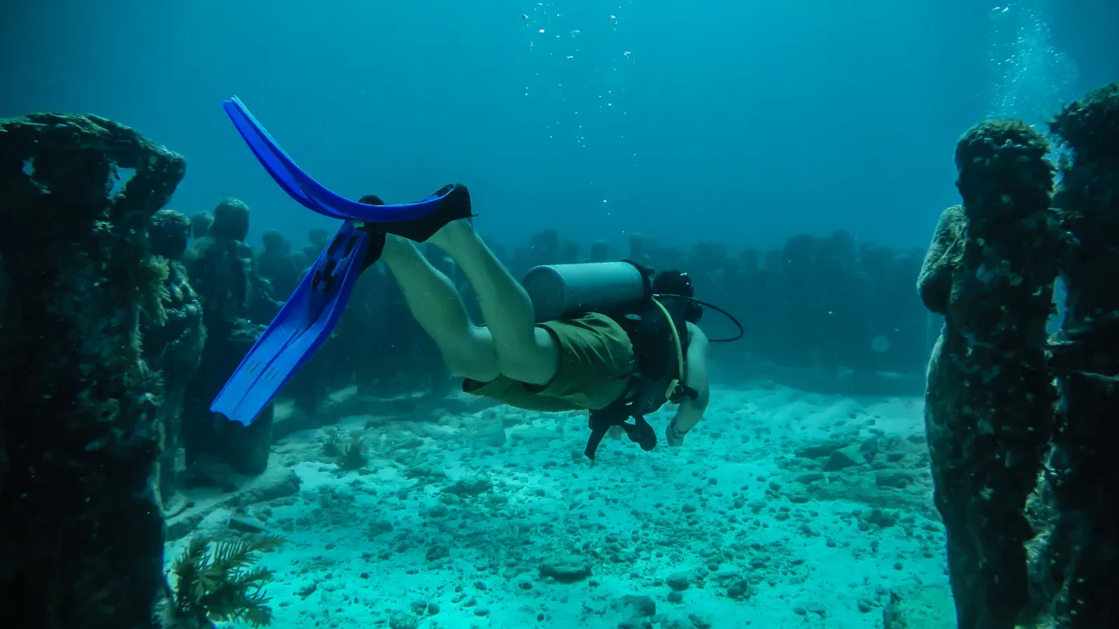 Scuba Diving at the MUSA Underwater Museum