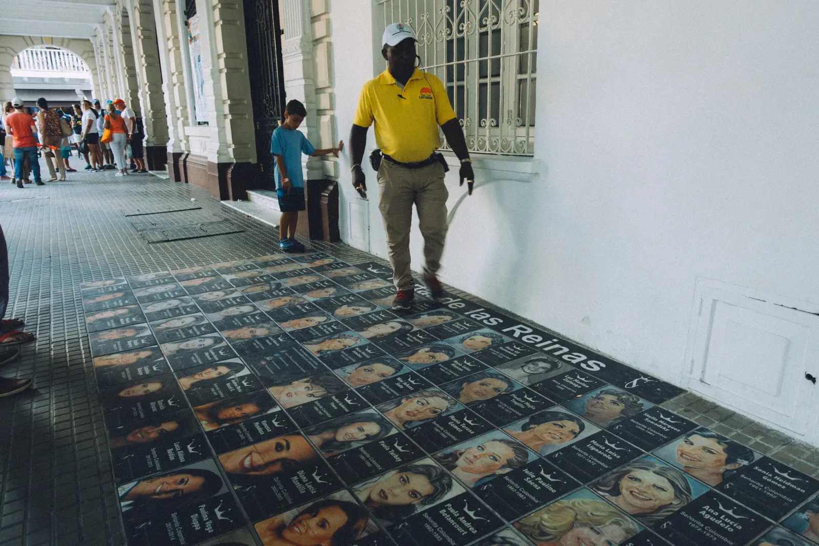 A memorial to all of the Miss Colombias