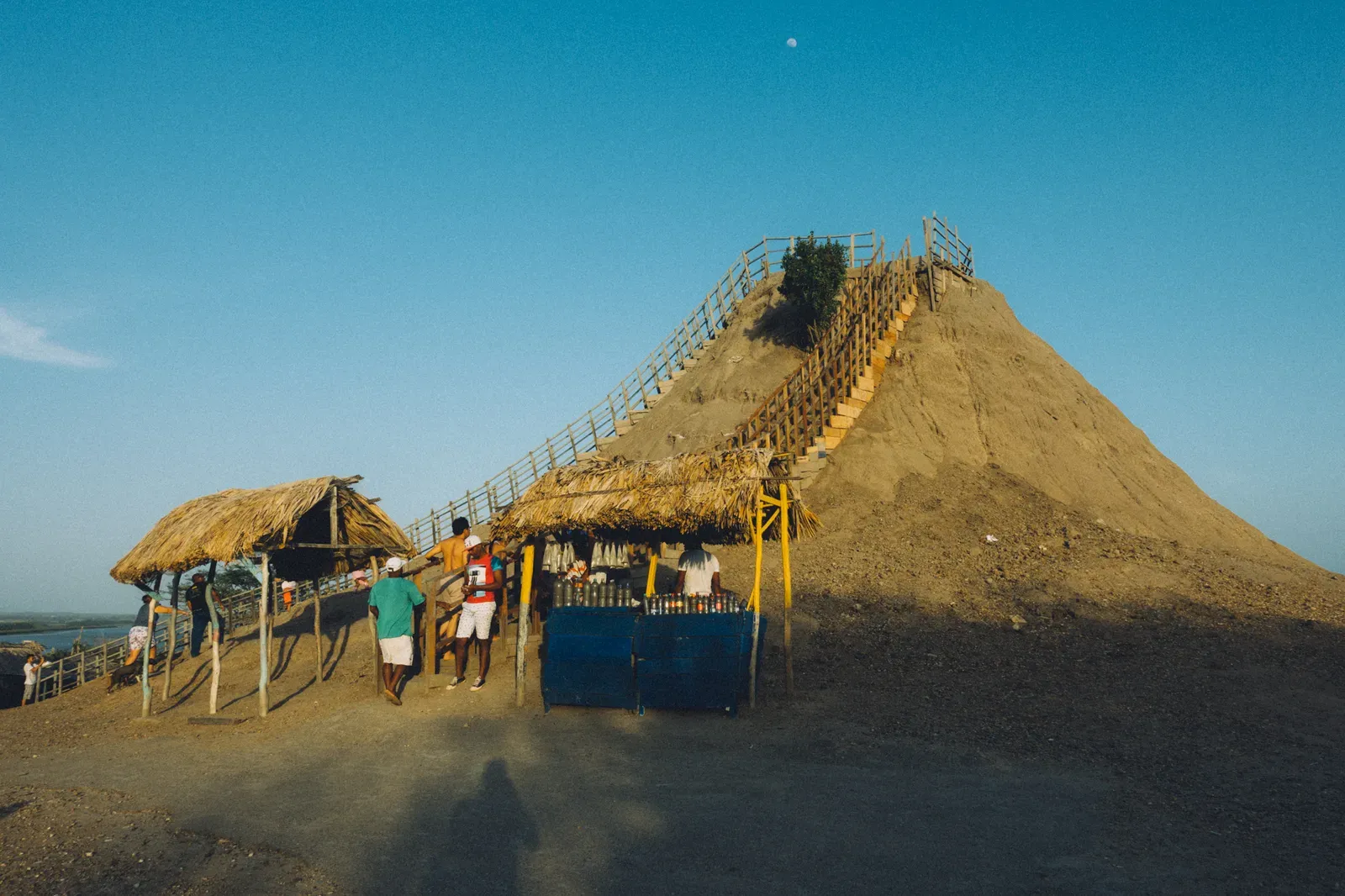 The mud volcano