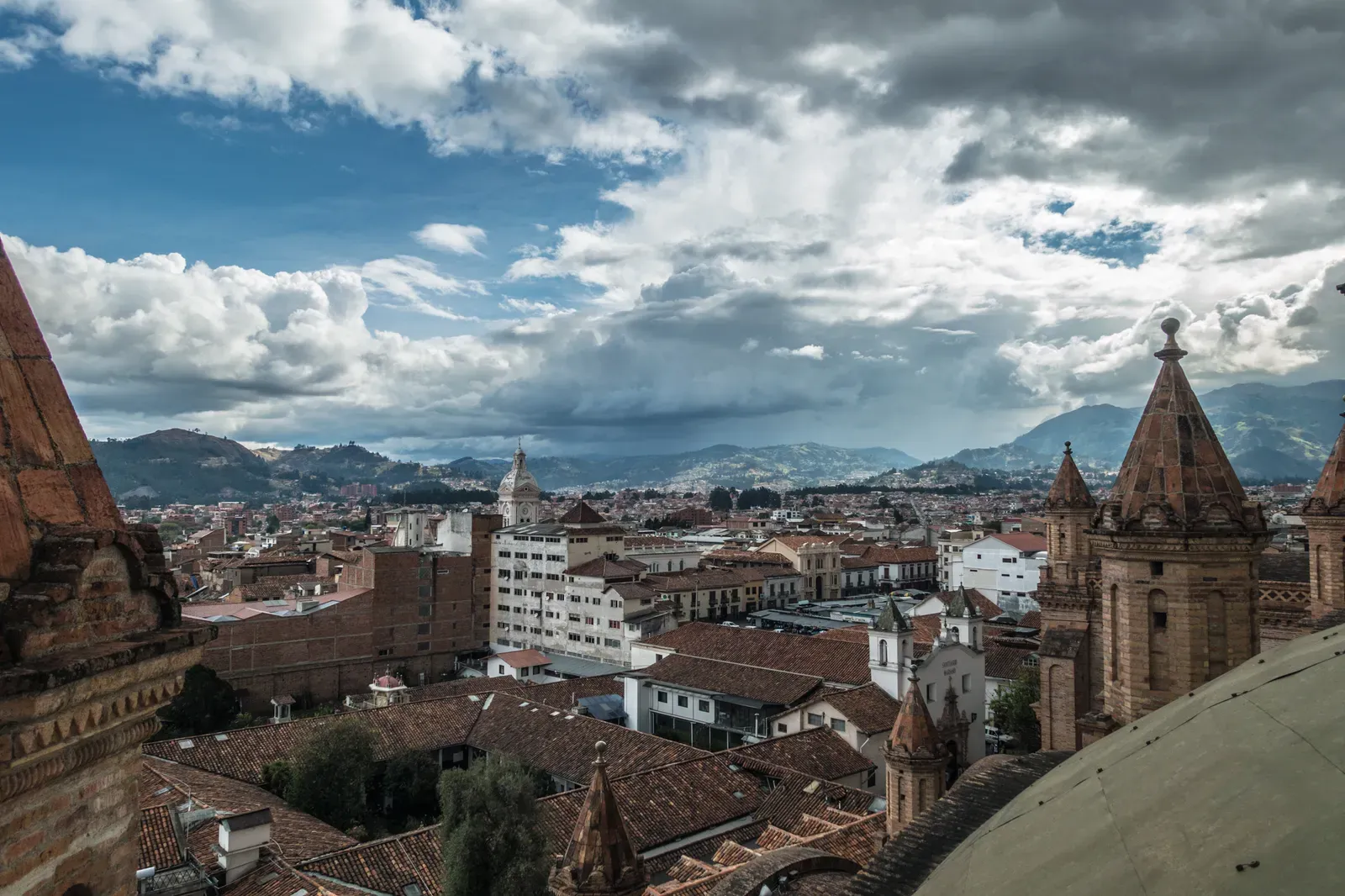 View from the top of Cuenca Cathedral