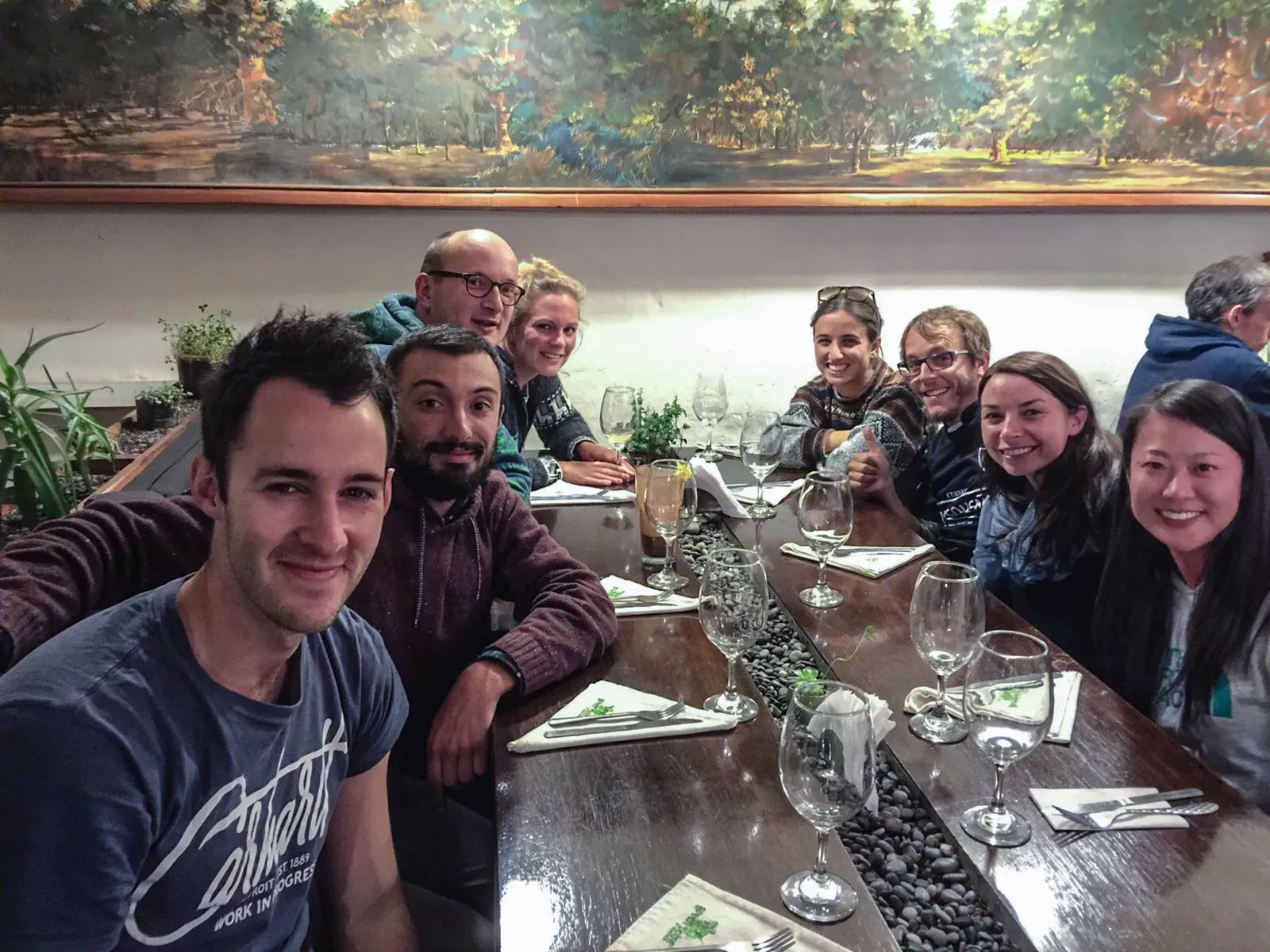 Dinner with friends at Green Point