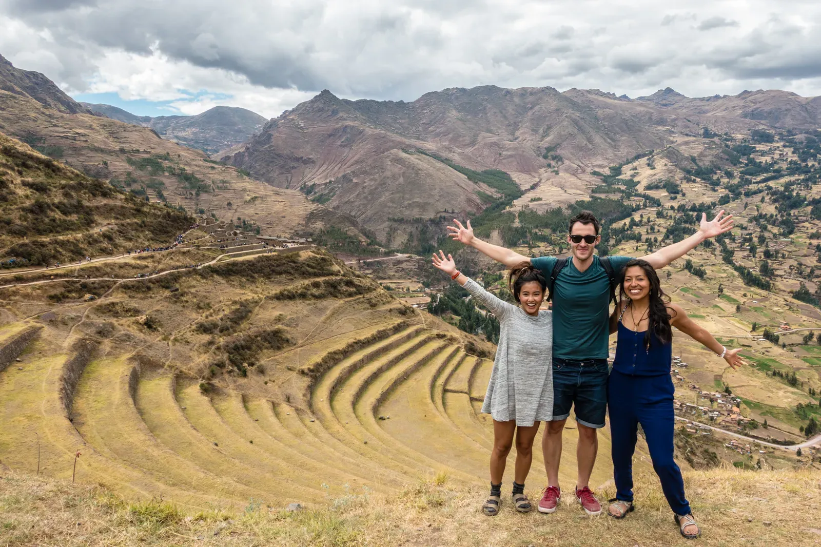 Pisaq with Adrienne and Yesenia