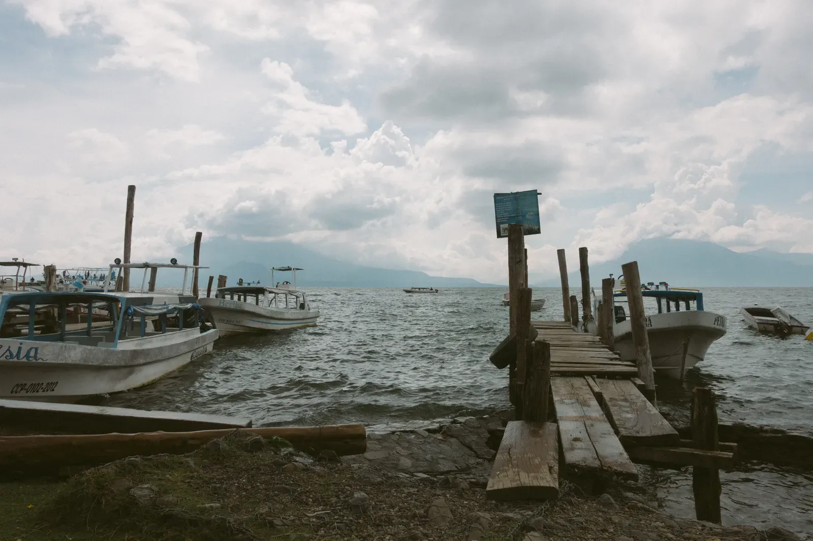 The dock at Panajachel