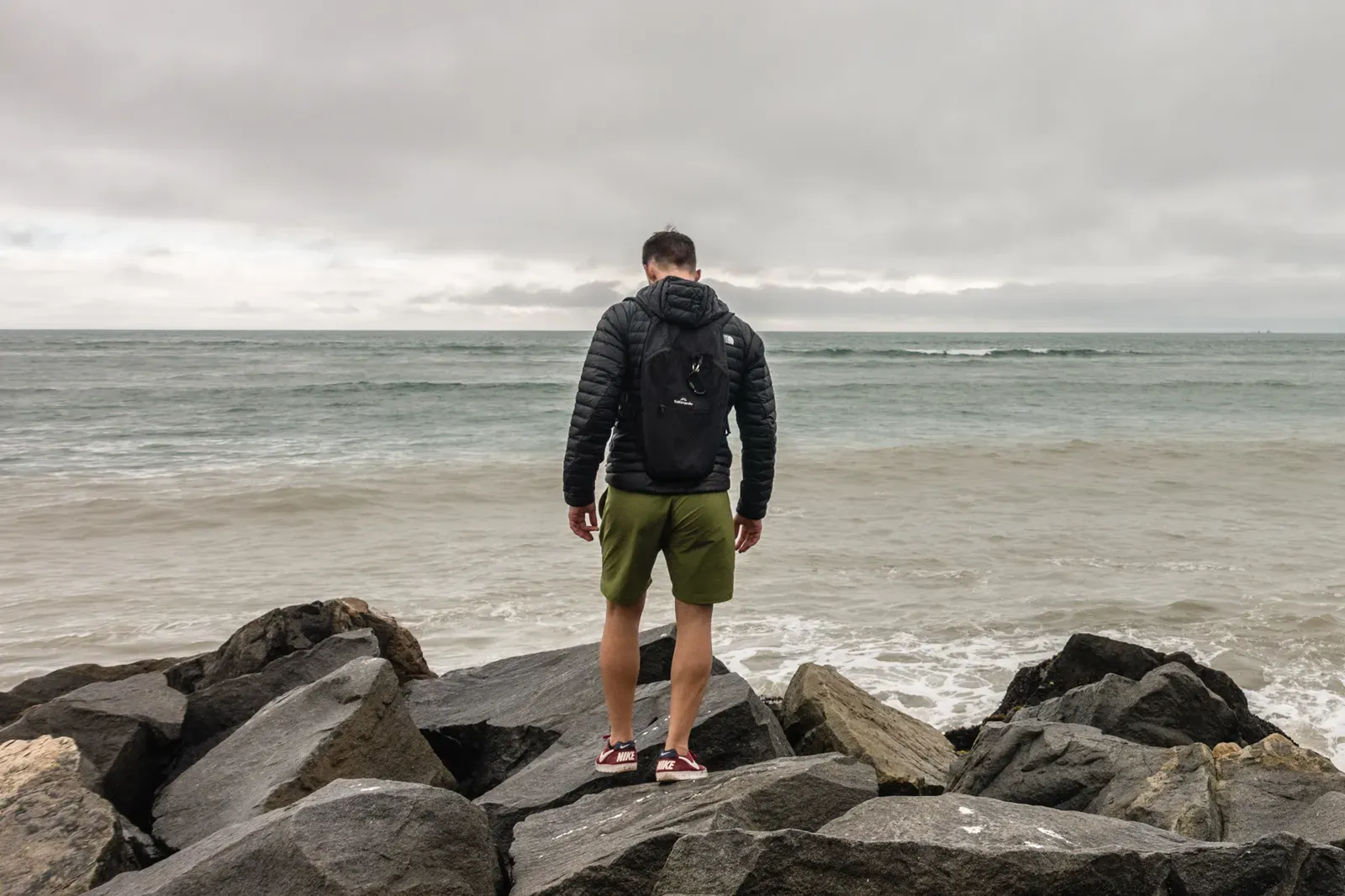 Not a good beach for getting a tan