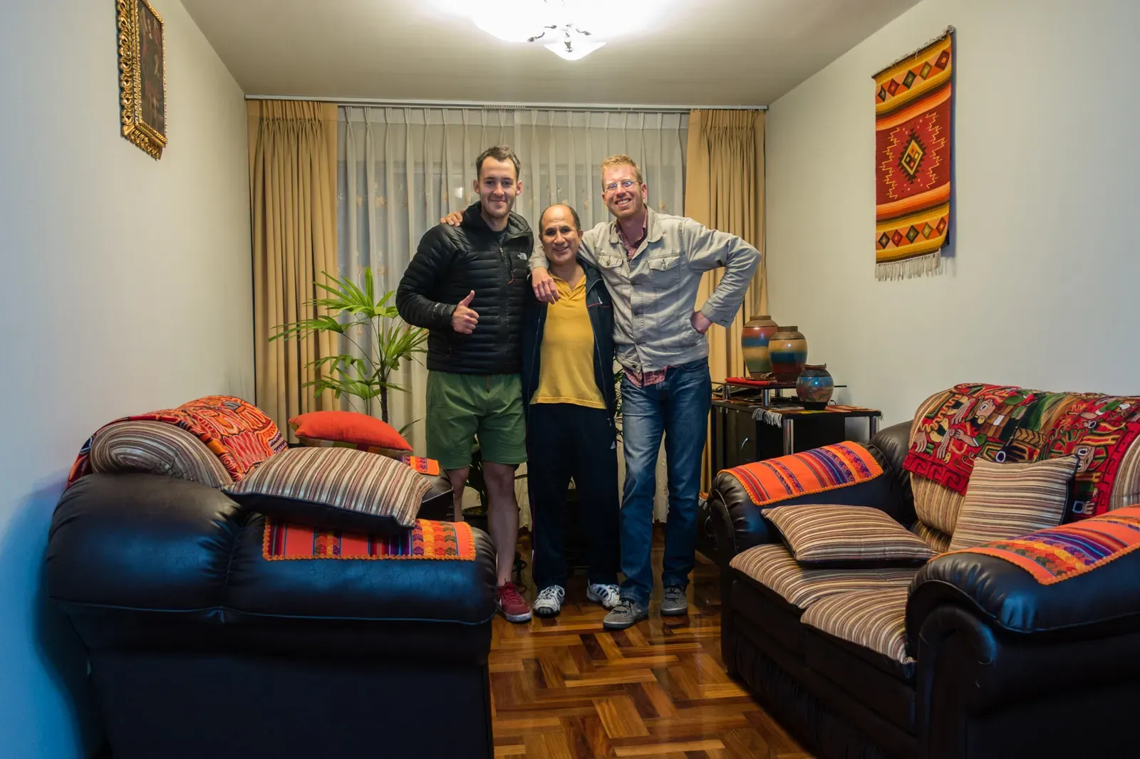 Nino (middle), Hunter and I