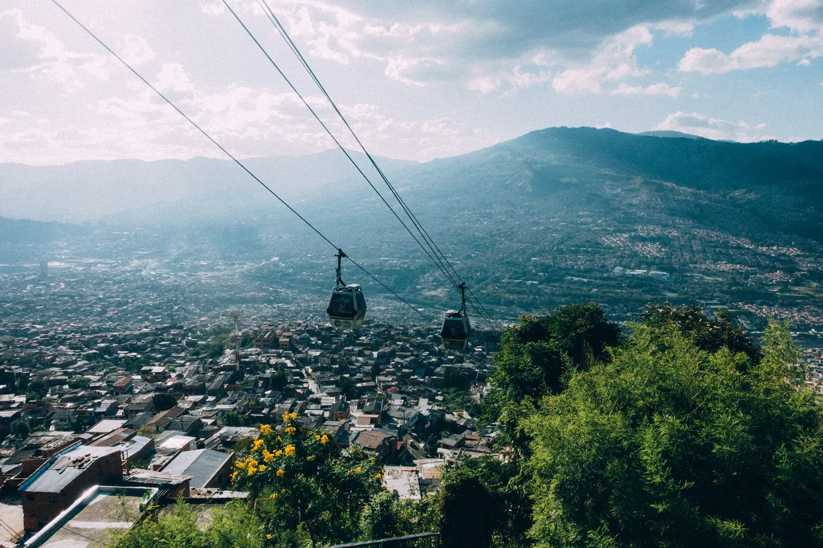 Medellín from the Santo Antonio MetroCable Station