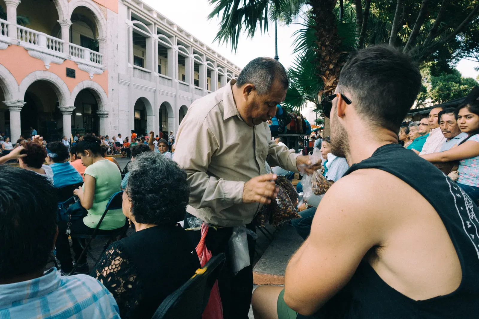 Sunday arvo in the main square