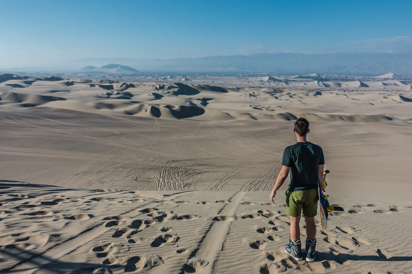 Feeling a little too confident in Huacachina