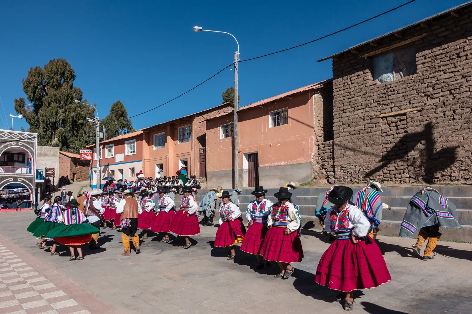 Traditional dancing in the main square
