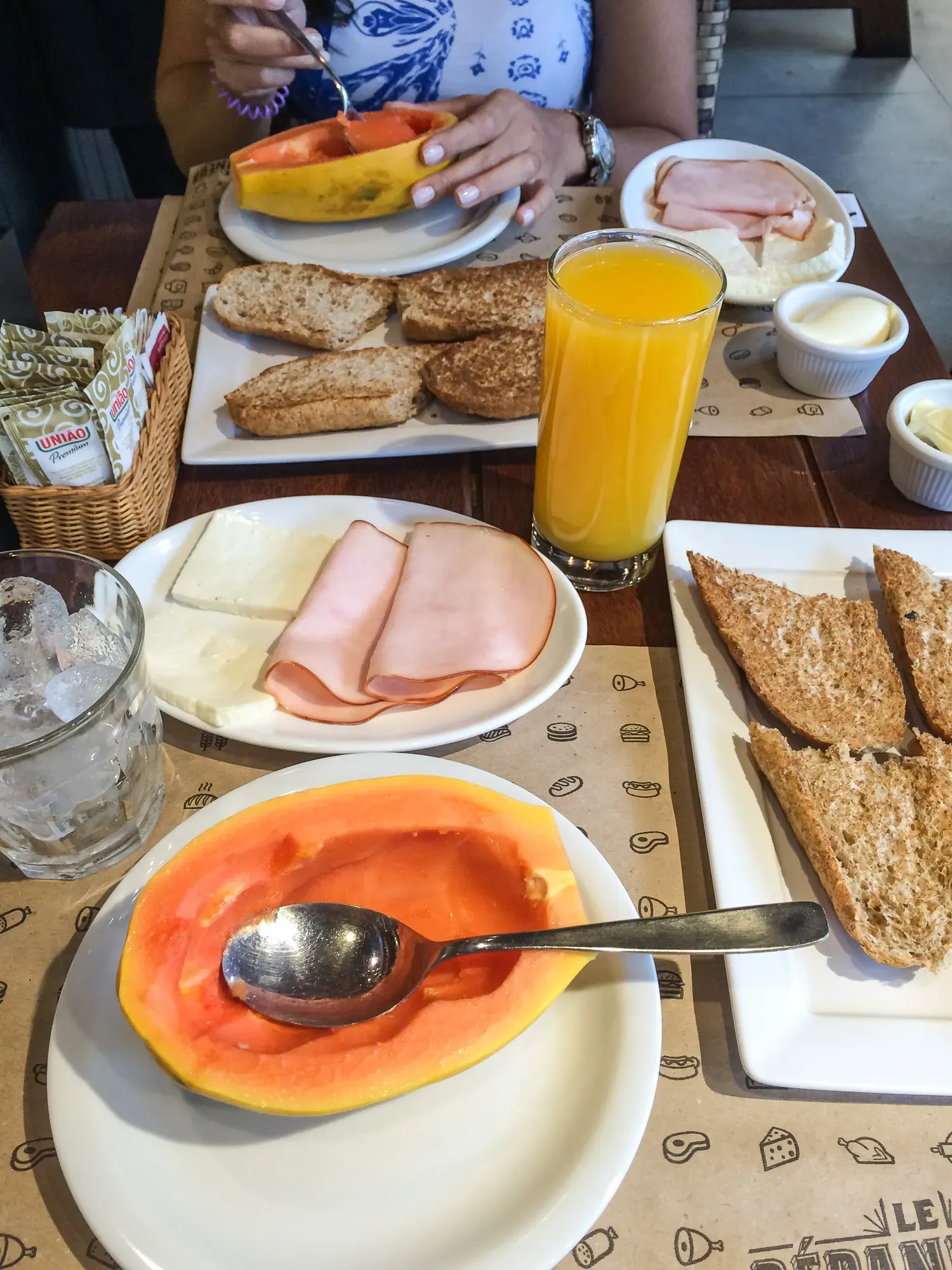 Brazilian breakfast in Botafogo