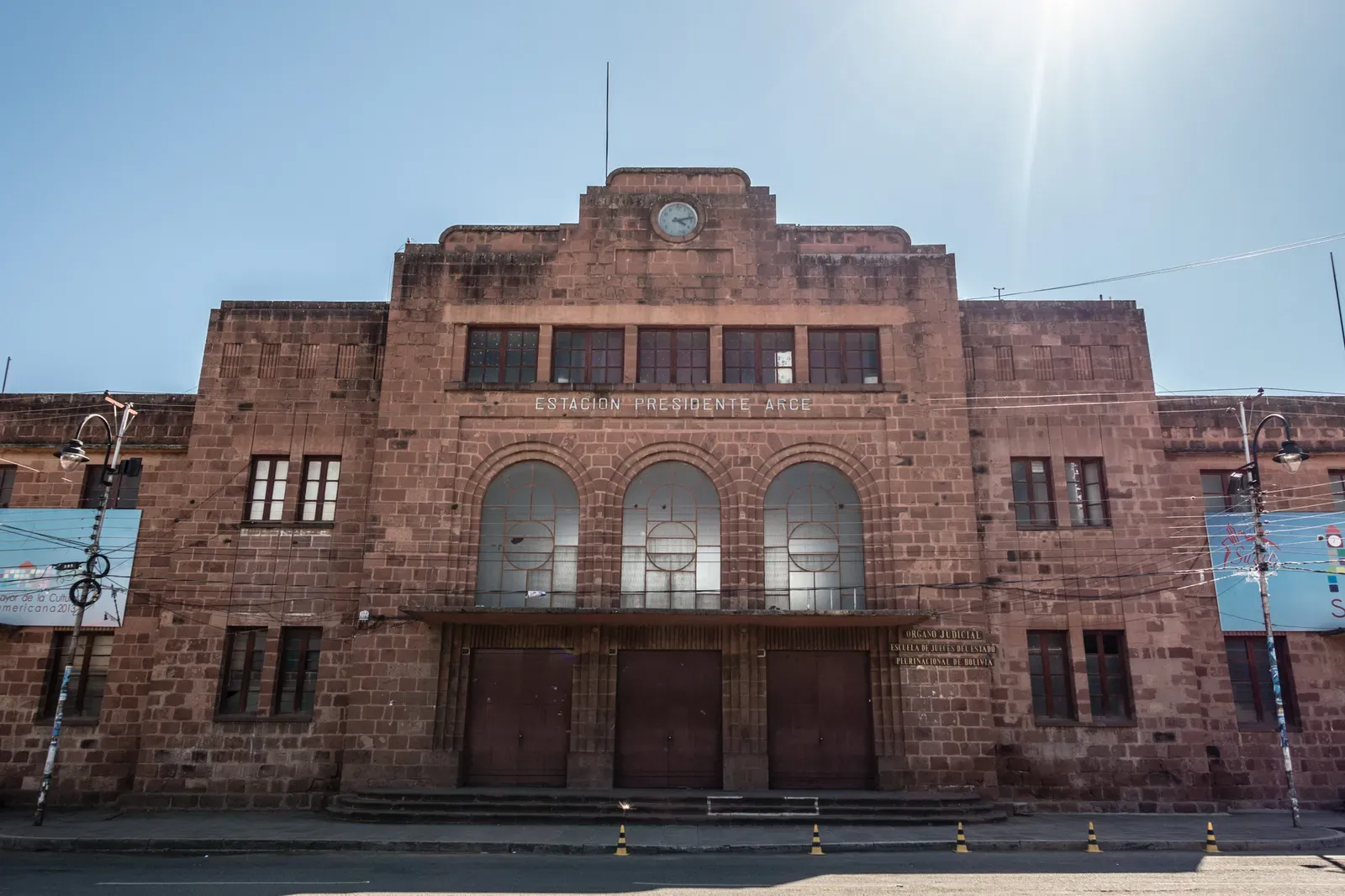The old train station