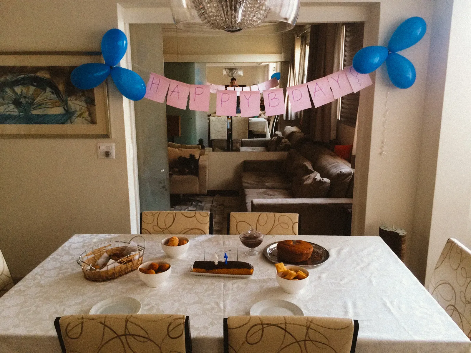 And a belated birthday cake...