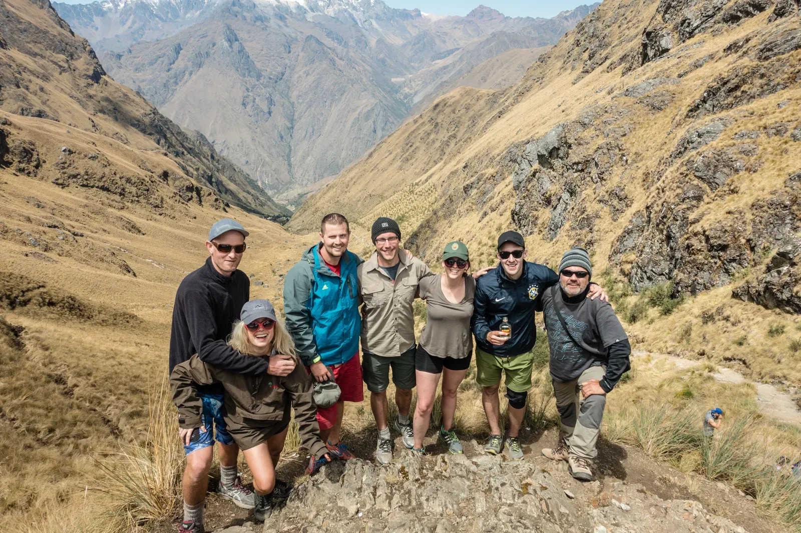 The team at Dead Woman's Pass
