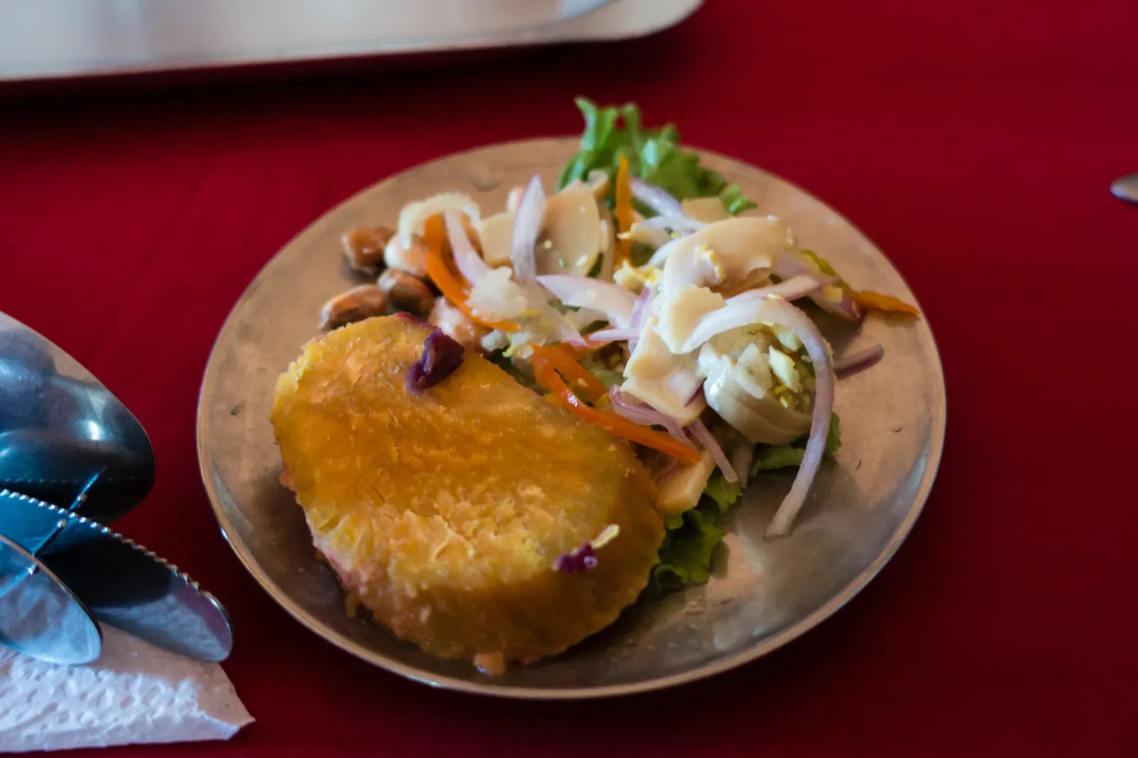 Treated to some ceviche at camp