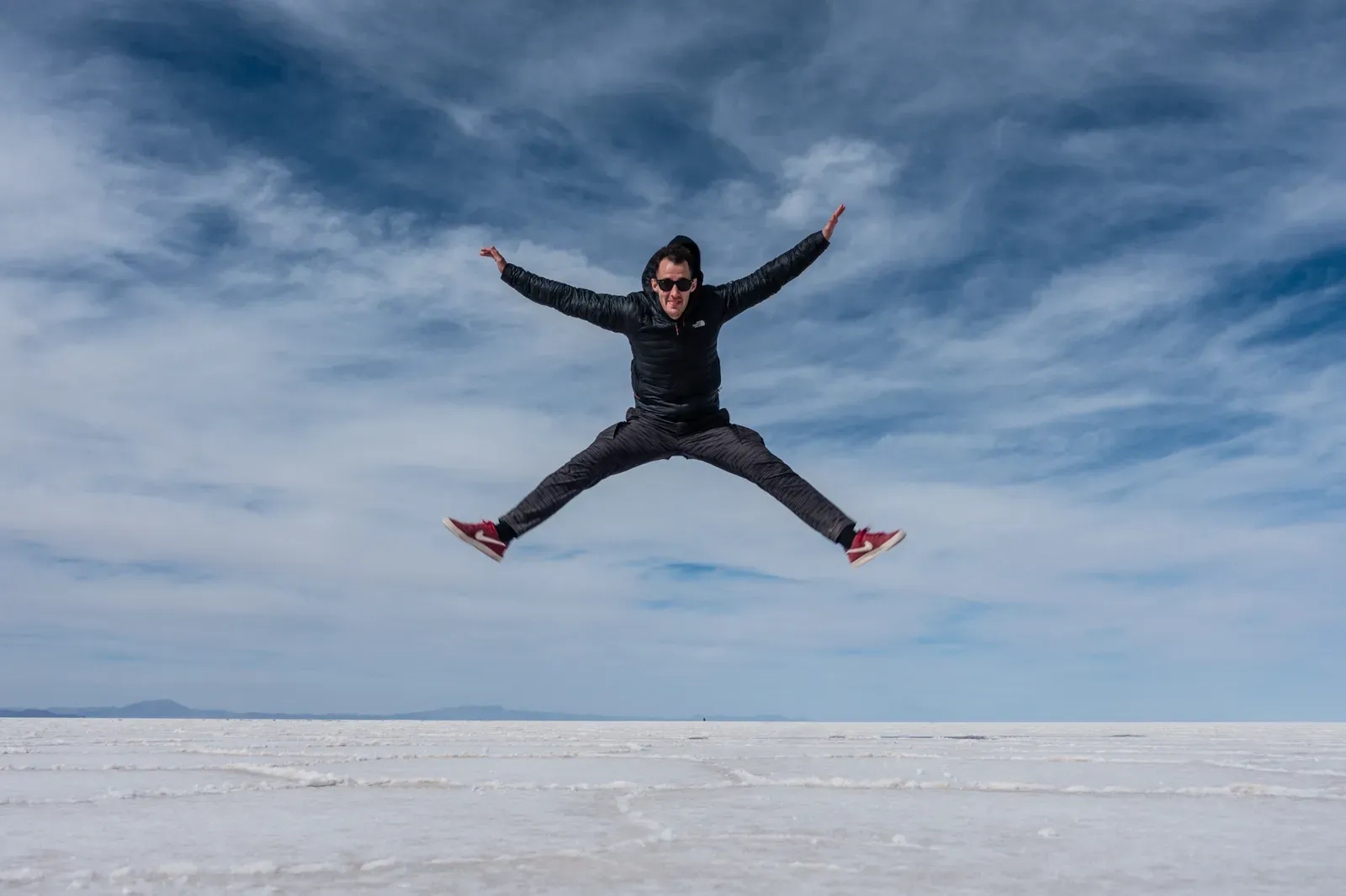 Salar de Uyuni (You can actually see I split my pants in this shot!)