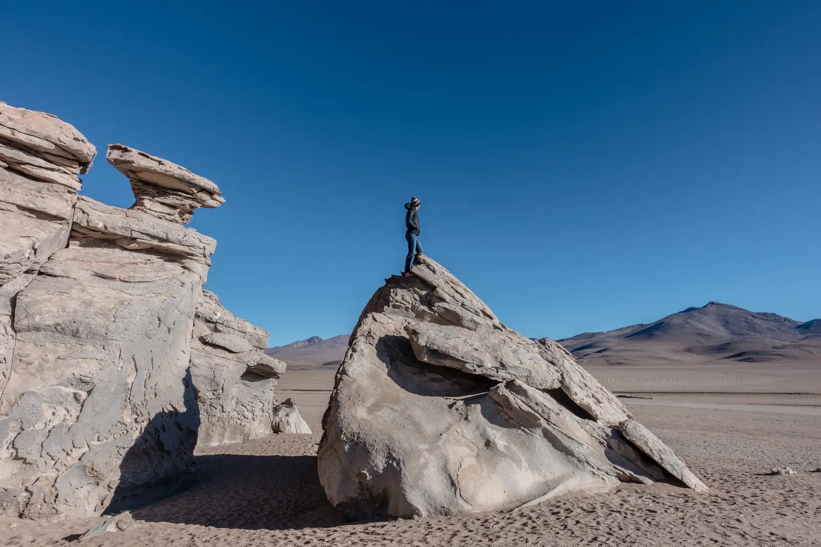 Rock formations at Siloli Desert