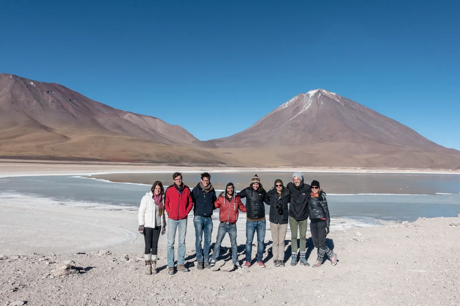 Final group shot at the Green Lagoon