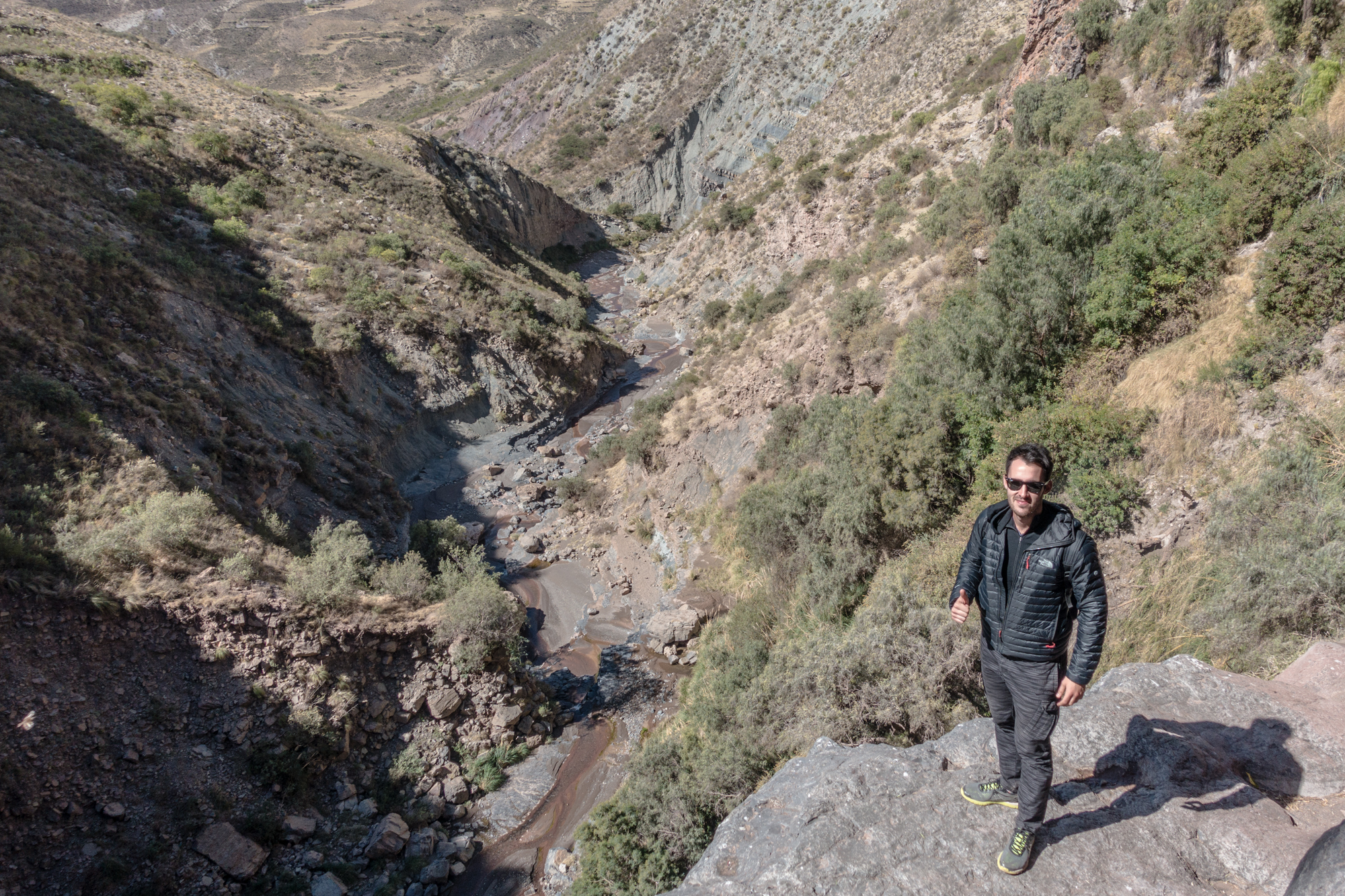 Appreciating the scenery on our way to Maragua